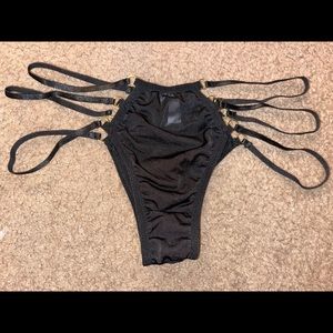 Brand New Black Strap Panties